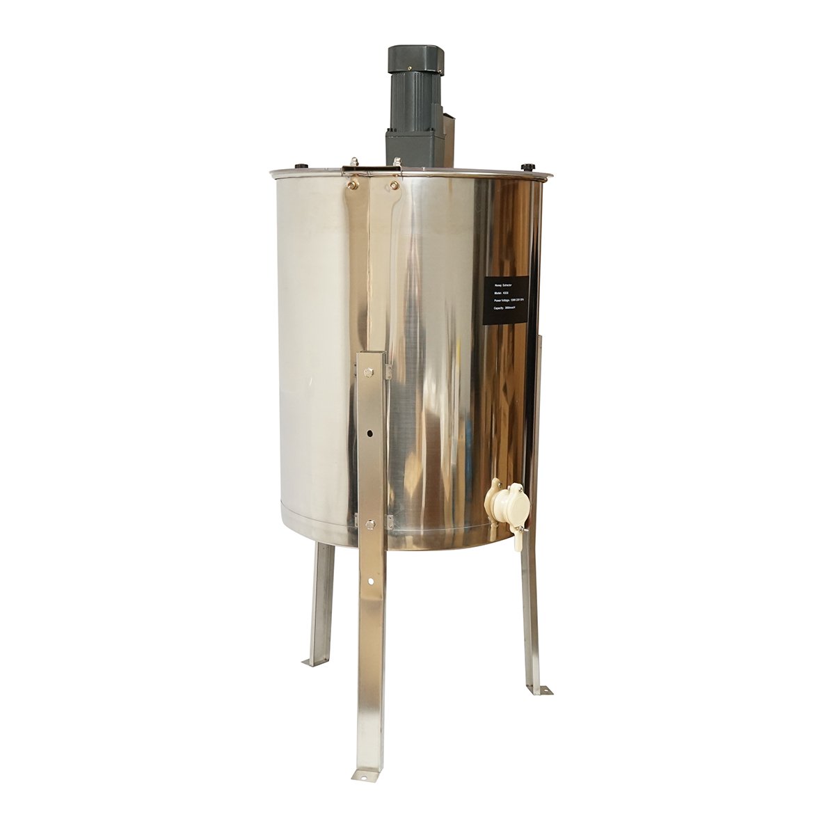 Centrifuga electrica 220V apicola, extractor miere din inox cu 4 rame